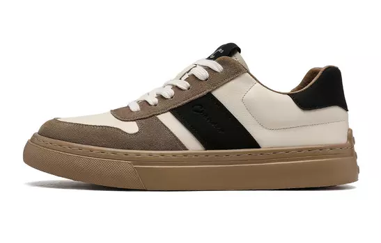 Кроссовки C°BANNER Skateboarding Shoes Men Low-top White/Black, белый/черный