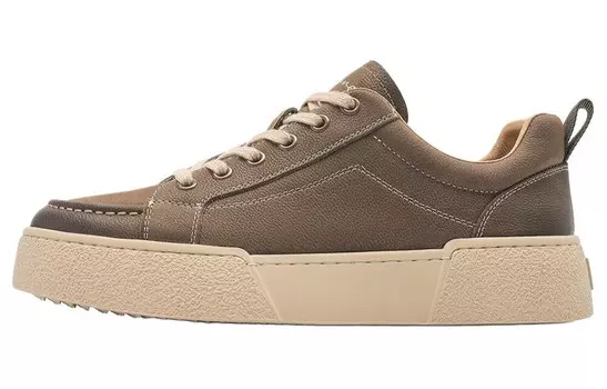 Кроссовки C°BANNER Skateboarding Shoes Men Low-top Khaki, хаки