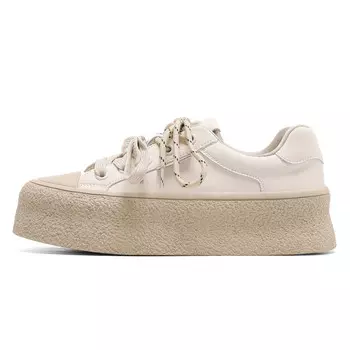 Кроссовки C°BANNER Skateboarding Shoes Women's Low-top, коричневый