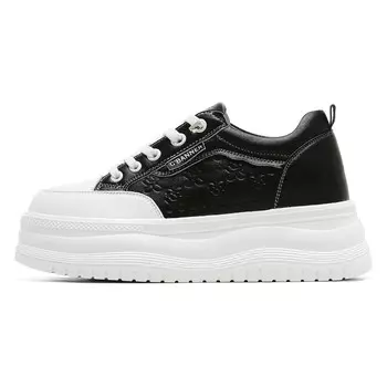 Кроссовки C°BANNER Skateboarding Shoes Women's Low-top White/Black, белый/черный