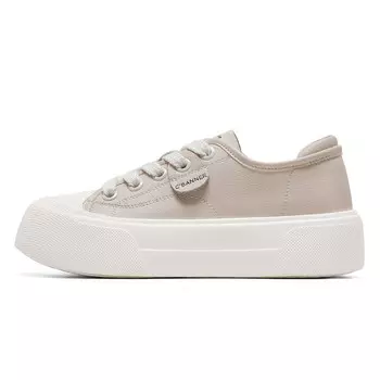 Кроссовки C°BANNER Skateboarding Shoes Women's Low-top Milk Tea Color, бежевый