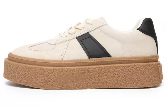 Кроссовки C°BANNER Skateboarding Shoes Women's Low-top Beige, цвет Apricot