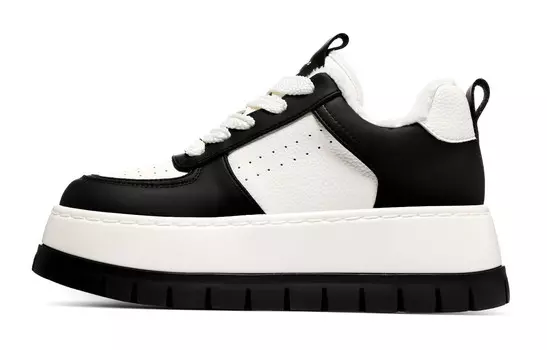 Кроссовки C°BANNER Skateboarding Shoes Women's Low-top Beige/Black, цвет Margei plush