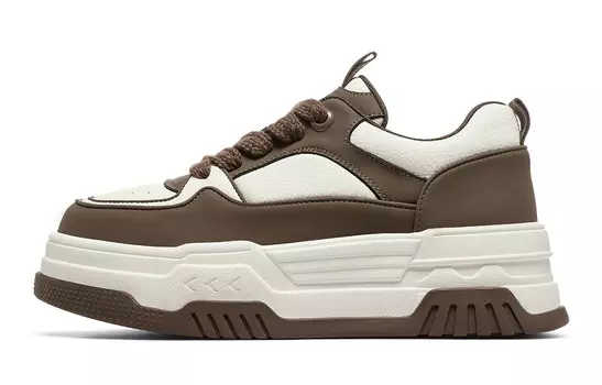 Кроссовки C°BANNER Skateboarding Shoes Women's Low-top Coffee, цвет Coffee