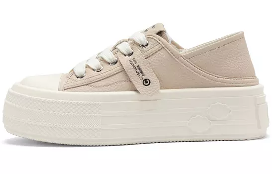 Кроссовки C°BANNER Skateboarding Shoes Women's Low-top Beige, цвет Apricot