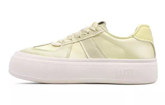 Кроссовки C°BANNER Skateboarding Shoes Women's Low-top Yellow, желтый