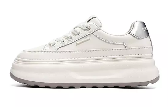 Кроссовки C°BANNER Skateboarding Shoes Women's Low-top, бежевый