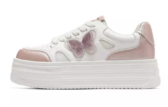 Кроссовки C°BANNER Skateboarding Shoes Women's Low-top Pink, розовый