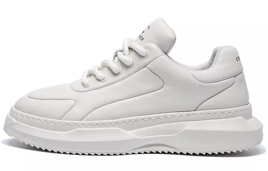 Кроссовки C°BANNER Stylish Skateboarding Shoes Men Low-top White, белый