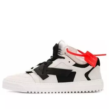 Кроссовки c/o virgil abloh men's black and white off court low sneakers Off-White, черный