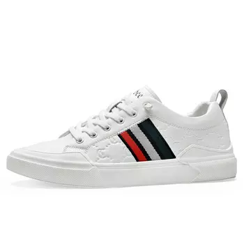 Кроссовки Cabbeen Skateboarding Shoes Men Low-top, белый