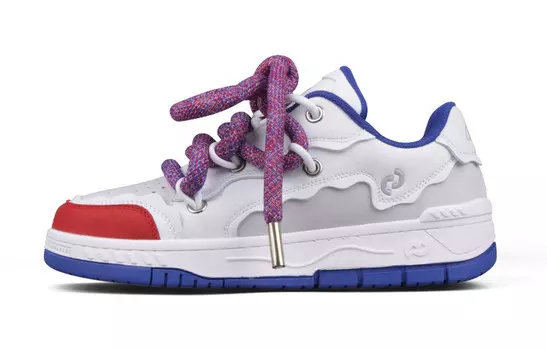 Кроссовки CAI CHI Skateboarding Shoes Unisex Low-top, черный/белый