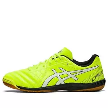 Кроссовки calcetto wd 8 2e wide 'safety yellow' Asics, желтый