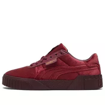 Кроссовки cali 'burgundy velour' Puma, красный