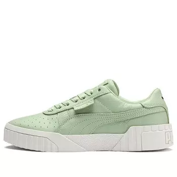 Кроссовки cali emboss 'green' Puma, зеленый