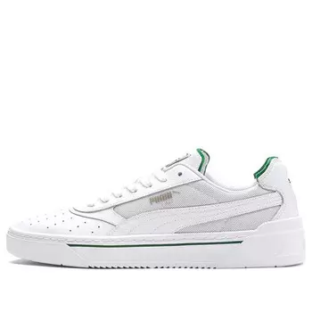 Кроссовки cali retro low top skate shoes white green Puma, белый