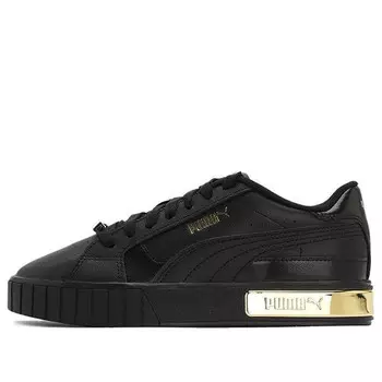 Кроссовки cali star 'metallic - black gold' Puma, черный