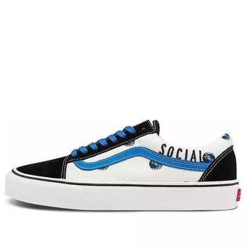 Кроссовки cali thornhill dewitt x vault old skool lx 'black social disaster' Vans, белый