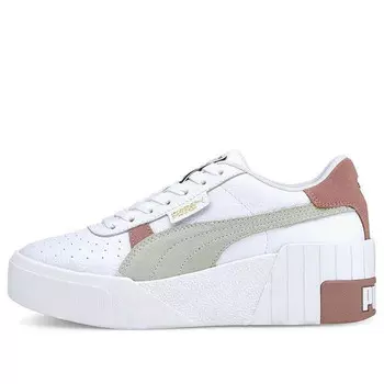 Кроссовки cali wedge mix 'foxglove' Puma, белый