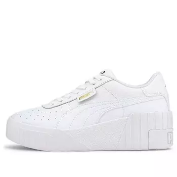 Кроссовки cali wedge 'triple white' Puma, белый
