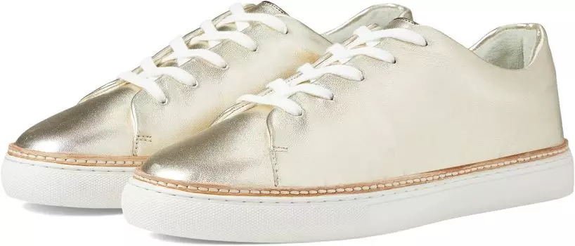 Кроссовки Callie Lace To Toe Johnston & Murphy, цвет Gold Metallic Sheepskin