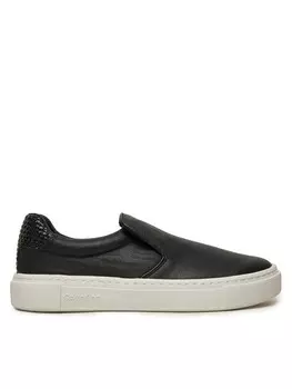 Кроссовки Calvin Klein Cupsole Slip On HW0HW02297, черный