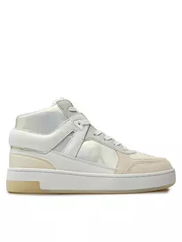 Кроссовки Calvin Klein Jeans Basket Cupsole High Mix Ml Mtr, белый