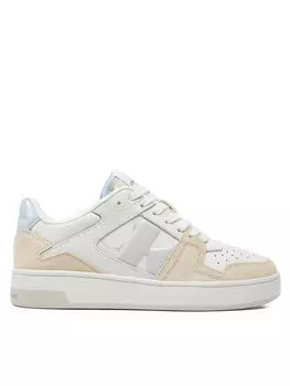 Кроссовки Calvin Klein Jeans Basket Cupsole Low Mix Nbs Dc, белый