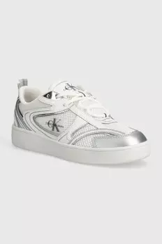 Кроссовки Calvin Klein Jeans BASKET CUPSOLE LOW MIX ML MR, белый