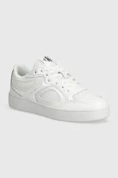 Кроссовки Calvin Klein Jeans BASKET CUPSOLE LOW MIX IN MET, белый