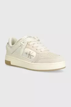 Кроссовки Calvin Klein Jeans BASKET CUPSOLE LOW MIX ML MTR, бежевый