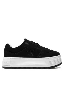 Кроссовки Calvin Klein Jeans Bold Platf Laceup Low Mg Suede YW0YW01575, черный