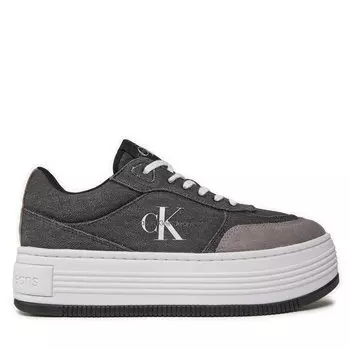 Кроссовки Calvin Klein Jeans Bold Platf Low Lace Mix Ml Btw YW0YW01433 Black/Stormfront 0GO, черный