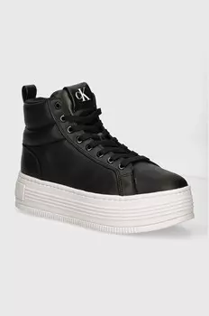 Кроссовки Calvin Klein Jeans BOLD PLATF MID OH MG LTH, черный