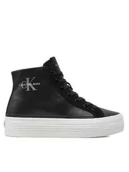 Кроссовки Calvin Klein Jeans Bold Vulc Flatf Mid Mix Ml Mtr, черный