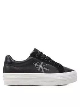 Кроссовки Calvin Klein Jeans Bold Vulc Flatf Low Mix Ml Mtr, черный