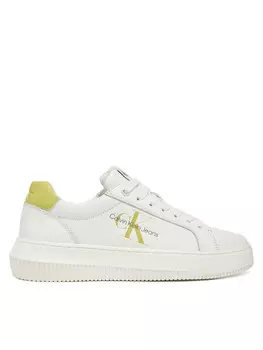 Кроссовки Calvin Klein Jeans Chunky Cupsole Laceup Mon Lth YW0YW00823, белый