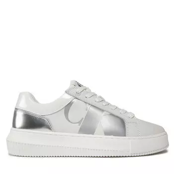 Кроссовки Calvin Klein Jeans Chunky Cupsole Low Lth Nbs Mr YW0YW01411 Bright White/Silver 01V, белый