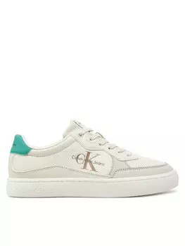 Кроссовки Calvin Klein Jeans Classic Cupsole Low Lth Ml, экрю