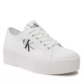 Кроссовки Calvin Klein Jeans CupsoleLow Txt, белый
