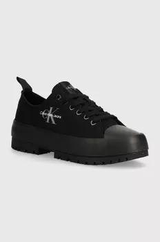 Кроссовки Calvin Klein Jeans LUGGED HYBRID LACEUP ML MTR, черный