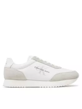Кроссовки Calvin Klein Jeans Retro Runner Low Laceup Su-Ny Ml, белый