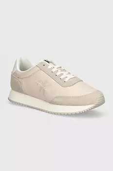 Кроссовки Calvin Klein Jeans RETRO RUNNER LOW LACE NY ML, бежевый