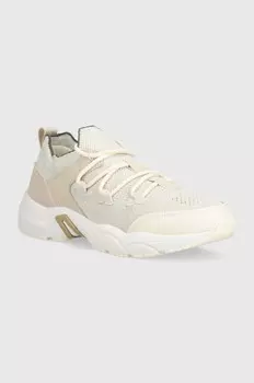 Кроссовки Calvin Klein Jeans RETRO TENNIS LOW SOCK MIX UC, бежевый