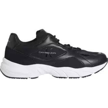 Кроссовки Calvin Klein Jeans Retro Tennis Low Laceup Mtl trainers, черный