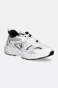 Кроссовки Calvin Klein Jeans RETRO TENNIS MESH ML, белый