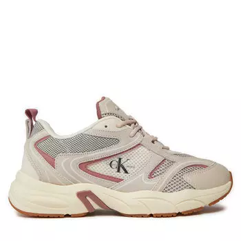Кроссовки Calvin Klein Jeans Retro Tennis Su-Mesh Wn YW0YW00891 Creamy White/Eggshell/Ash Rose 0GH, бежевый