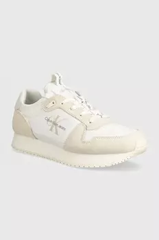 Кроссовки Calvin Klein Jeans RUNNER SOCK LACEUP NY-LTH, белый