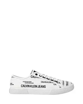 Кроссовки Calvin Klein Jeans с принтом, белый