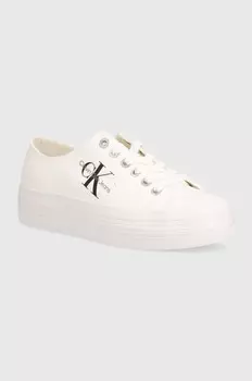 Кроссовки Calvin Klein Jeans VULC FLATFORM ESSENTIAL MONO, бежевый